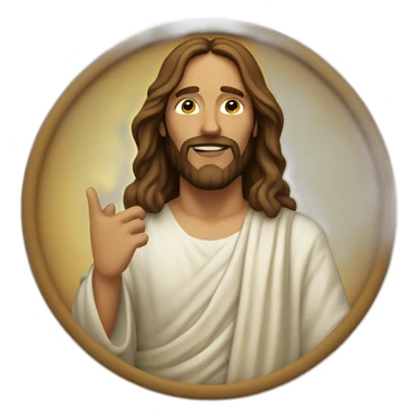 hippie-jesus sticker