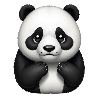 trapped panda sticker