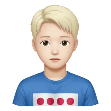 kpop obsessed boy named daniel 12 years old ugly sticker