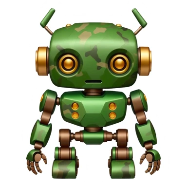 camouflage bot sticker