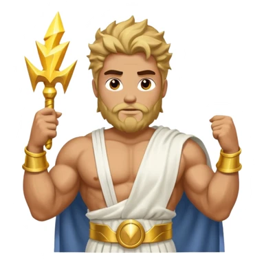 Greek god Zeus sticker