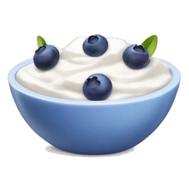 Yogurt Bowl with Blueberries sticker