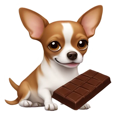 fat chihuahua accompanied by chocolate tan dashchund sticker