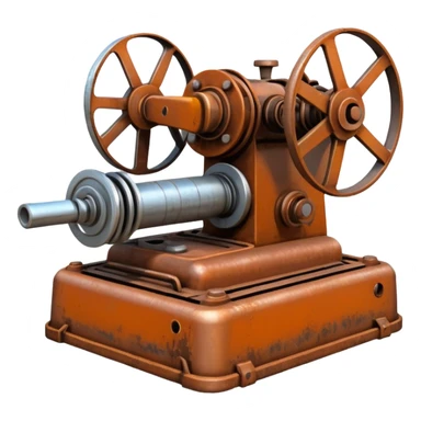 1980s machinery and equipment sticker