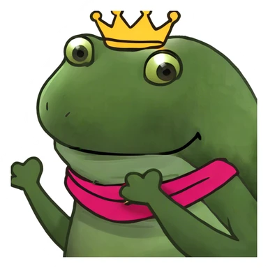 Cross hands holding neck screaming  sticker