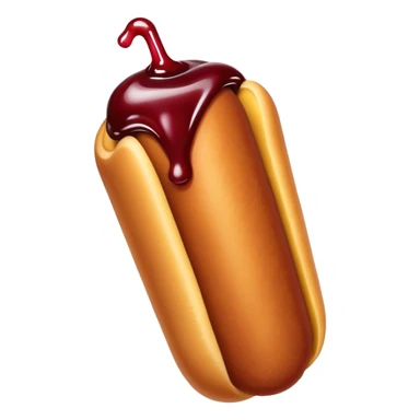 A corndog dipped in wine sticker