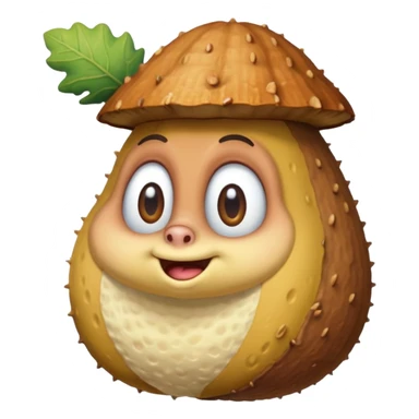 Sandy Cheeks from Spongebob, holding an acorn sticker