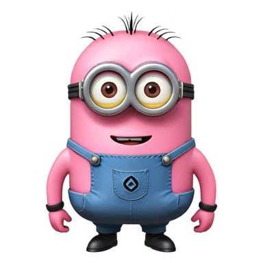 Minions rosa sticker