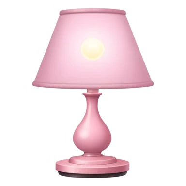 babypink lamp sticker