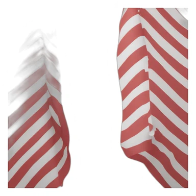 flag which is half white on the top and half red on the bottom sticker