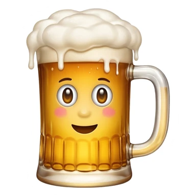 Créame un emojic relacionado con estos 👍🏼🍺 sticker