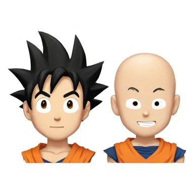 Goku and Saitama sticker