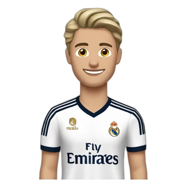 JUDE BELLINGHAM IN A REAL MADRID SHIRT sticker