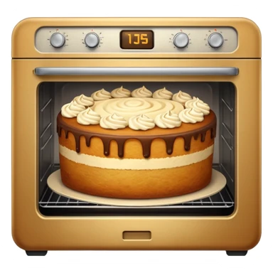 cake oven sticker