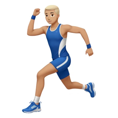 corriendo amperlmanchen estilo sticker