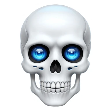 Gojo skeleton sticker