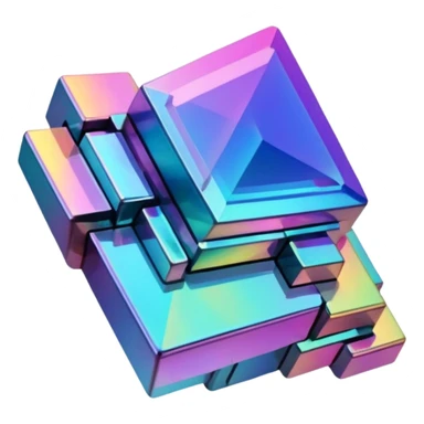 bismuth crystal sticker