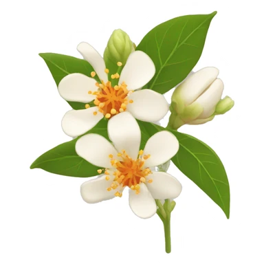 Iphone emoji Ashwagandha flowers sticker