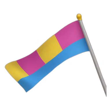 Pansexual flag sticker
