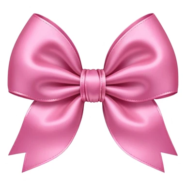 Coquette emoji bow sticker