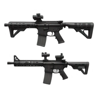 Rifle AR15 sticker