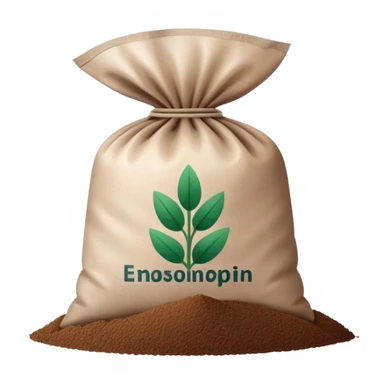 A bag of fertilizers sticker