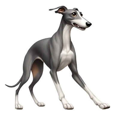 greyhound running sticker