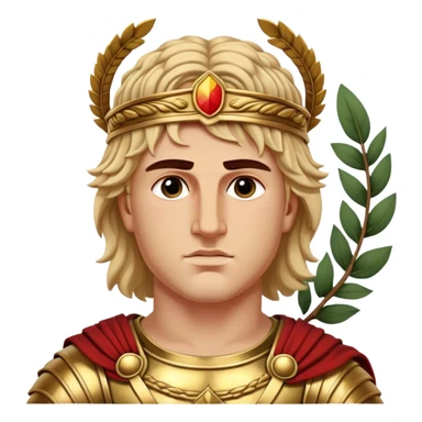Cinematic Realistic portrait of Alexander the Great, depicted with photorealistic detail as a commanding historical conqueror, featuring sharp, lifelike facial features, meticulously rendered ancient Macedonian armor, and a laurel wreath, illuminated by natural, dramatic lighting that highlights his youthful determination and legendary presence. sticker