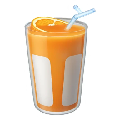 Orange maracuja juice  sticker