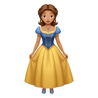 A middle-aged lady character from the fairy tale Beauty and the Beast — she was turned into a wardrobe and is around 40 years old. Based on the wardrobe’s original form, she has an anthropomorphic face. sticker