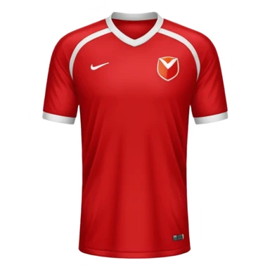 solid red soccer jersey sticker
