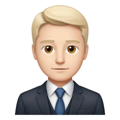 ceo business confidently, wears smart business attire sticker