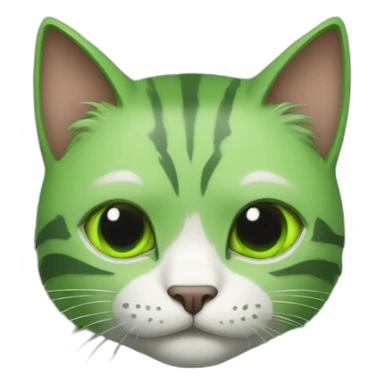 cat in hulk suit sticker