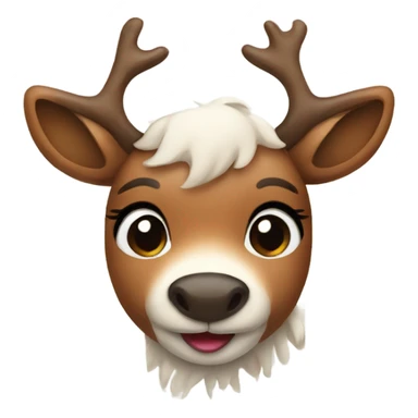Cute reindeer  sticker