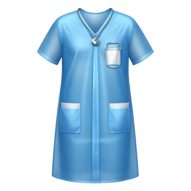 disposable gown sticker