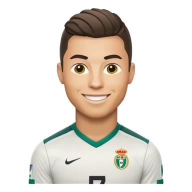 Cristiano Ronaldo football emojis sticker