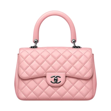 Baby pink Chanel bag sticker