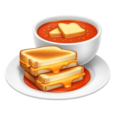 Grilled cheese and tomato soup sticker