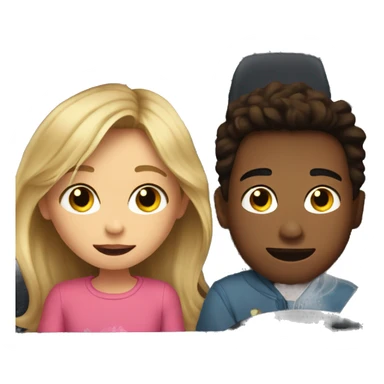 gigi and caeden in car at 2am sticker