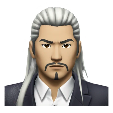 kiryu from yakuza games sticker