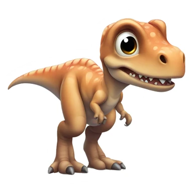 O cUte big eye Dino  sticker