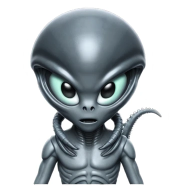 baby xenomorph from movie alien sticker