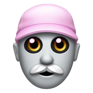 Mr. Salt is an off-white color with a silver-colored cap. There are three black-colored holes on the top of his cap. He has a pink mouth and black eyes. sticker