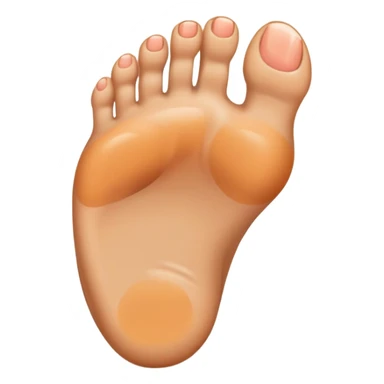 Toe flipping someone off sticker