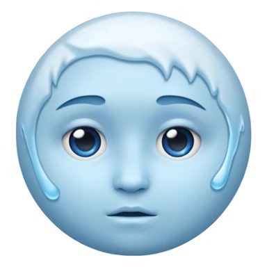 icey face emoji sticker