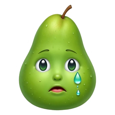 Birne die weint sticker