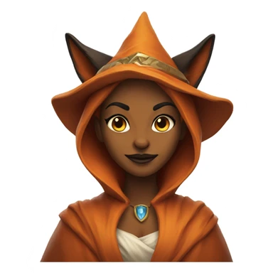 fox sorceress sticker