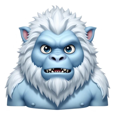 Cinematic Realistic WoW Yeti Portrait, head tilted epicly and inquisitively, showcasing a primal blend of raw might and mystical allure. His thick, shaggy fur in icy whites and pale blues and piercing ice-blue eyes are rendered in meticulous detail under dynamic, frosty lighting, high shine, epic and awe-inspiring, embodying the mystique of the frozen wilderness. sticker