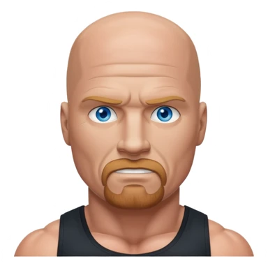 Stone Cold Steve Austin blue eyes sticker