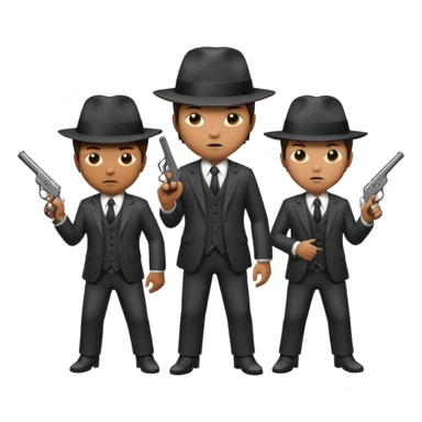 team of gangsters sticker